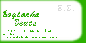 boglarka deuts business card